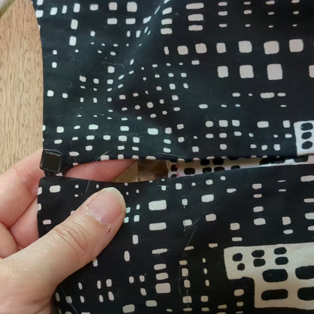 Anthropologie Cityscape Black and White Patterned Dress Sz 6/8 - Picture 4 of 10